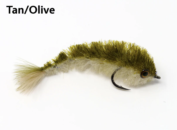Flymen Chocklett Mini Finesse Changer Fly Tan Olive Flymen Chocklett Mini Finesse Changer Fly Tan Olive